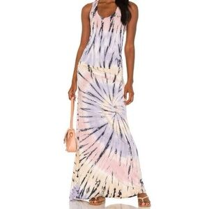 Young Fabulous & Broke Pastel Swirl Maxi Dress